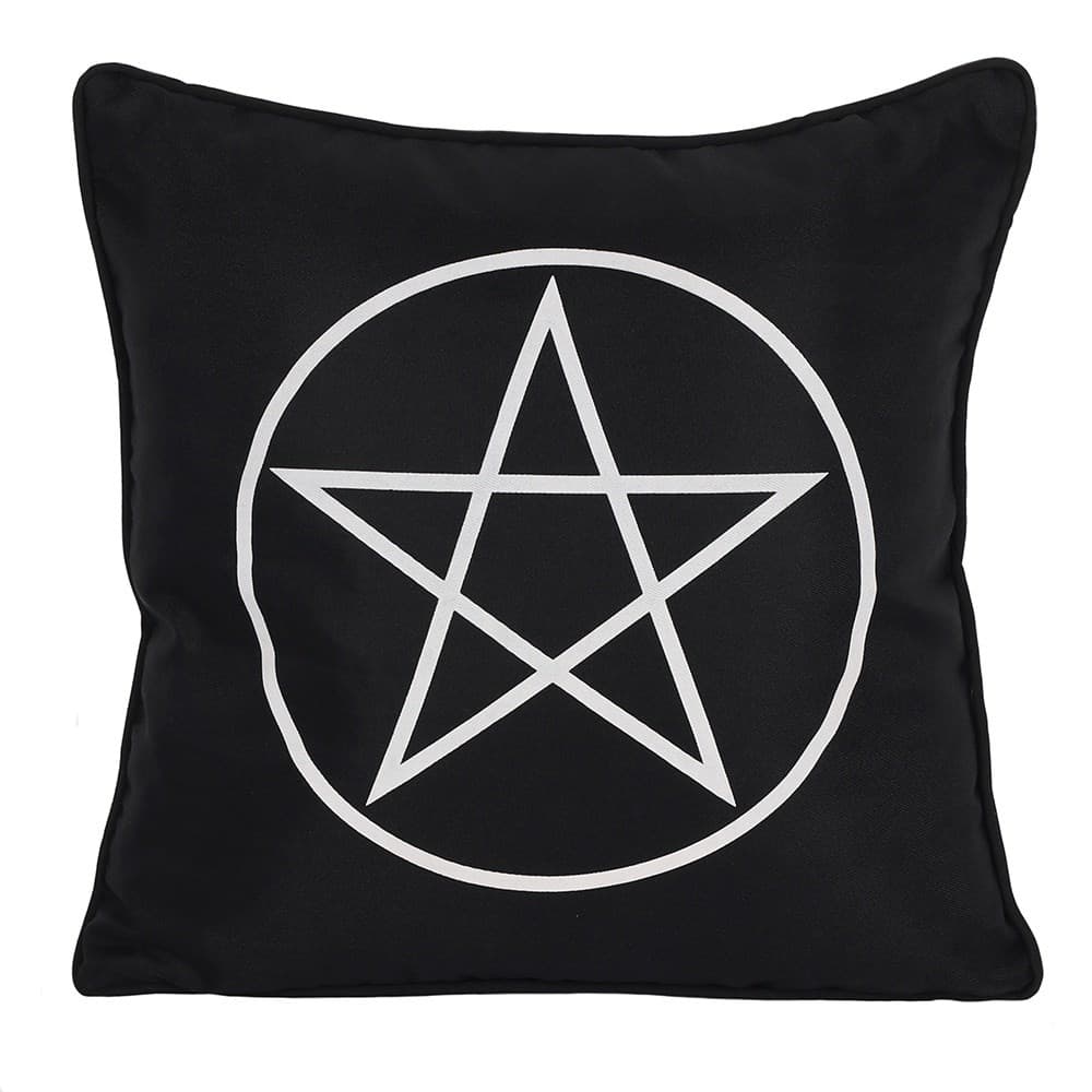 Something Different Pentagram Pattern Square Cushion