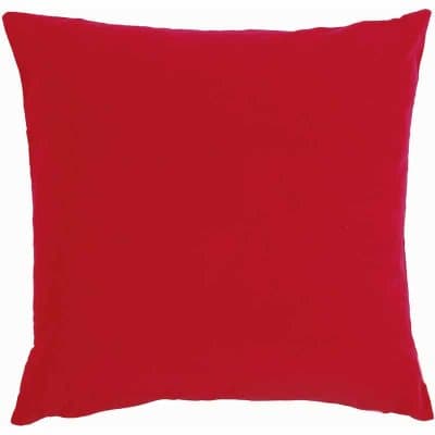 KUDDFODRAL SAMMET 48X48 CM RÖD (5)
