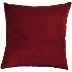 KUDDFODRAL SAMMET 48X48 CM M.RÖD (6)
