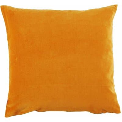 KUDDFODRAL SAMMET 48X48 CM APELSIN (10)