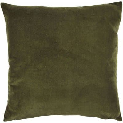 KUDDFODRAL SAMMET 48X48 CM M.GRÖN (15)