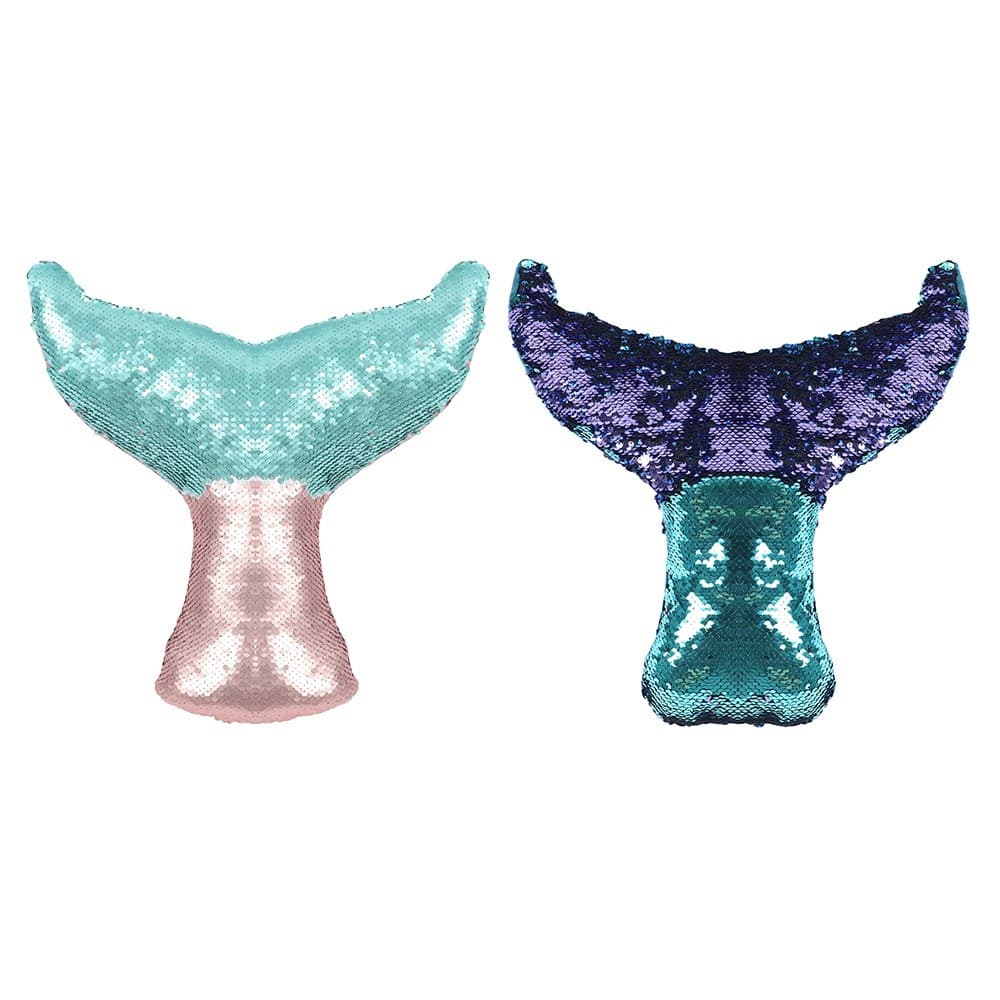 Something Different Mermaid Tail Reversible Sequin Cushion
