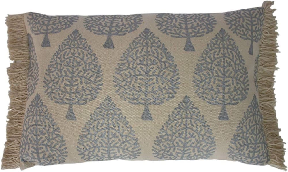 Riva Home Tulsa Leaf Print Filled Cushion