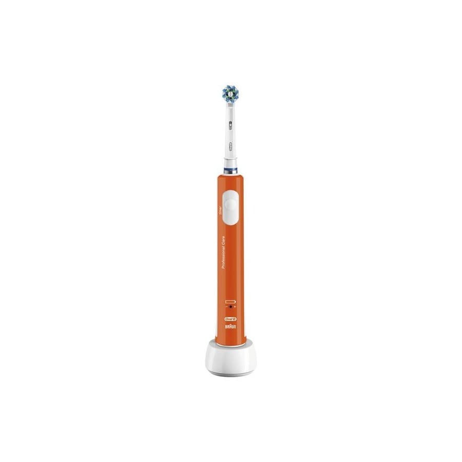 Elektrisk tandbørste Oral-B 600 Pro Hvid Orange