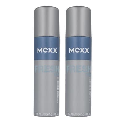 Mexx Fresh Man Deo Spray DUO 2 x150ml