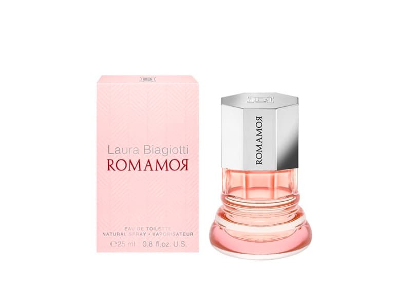 Laura Biagiotti Romamor 25ml, Kvinner, 25 ml, Flaske uten gjenfyll, Bæraroma, Blackberry, Jasmine, Apelsinblomst, Cashmere tre, Patchouli, Vanilje