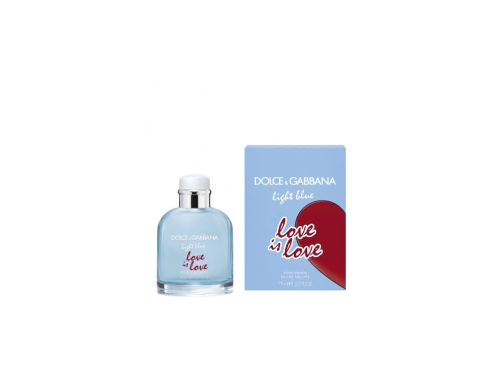 D&G Light Blue Love Is Love Pour Homme Edt Spray - Mand - 75 ml