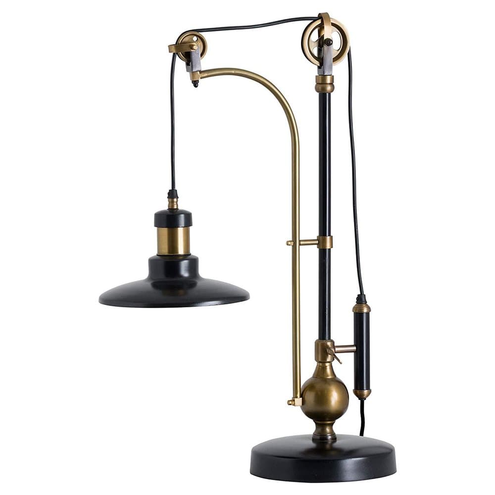 Hill Interiors Hudson Adjustable Table Lamp (UK Plug)