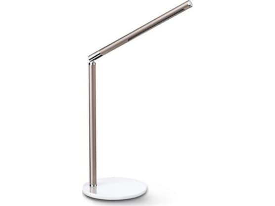 Staples CEP table lamp PRO LED 100 desk lamp, white base/metal arm