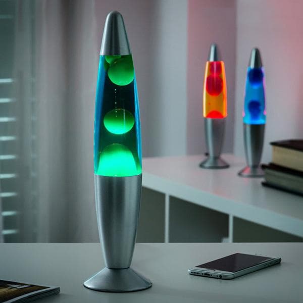 Lavalampa 25W / Bordslampa / Nattlampa för Barn - Blå