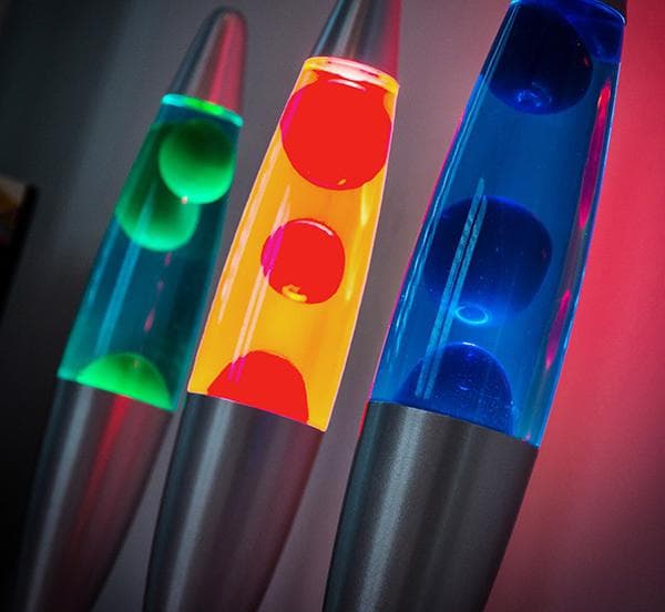 Lavalampa 25W / Bordslampa / Nattlampa för Barn - Röd