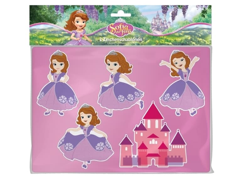 Disney Sofia Tegneskabelon sæt til børn