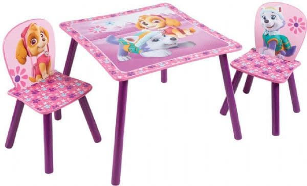 Paw Patrol bord och stolar