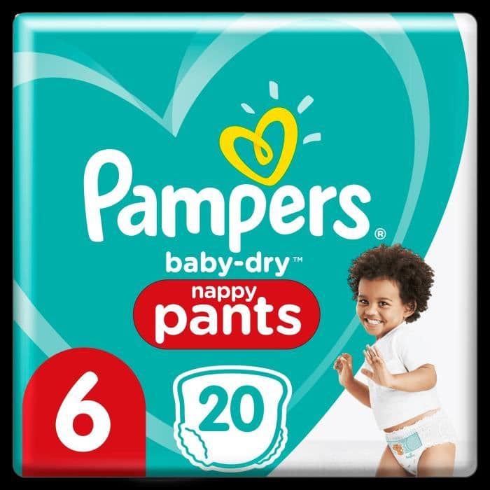 Pampers Baby-Dry Pants Blöjor storlek 6, 20 trosor