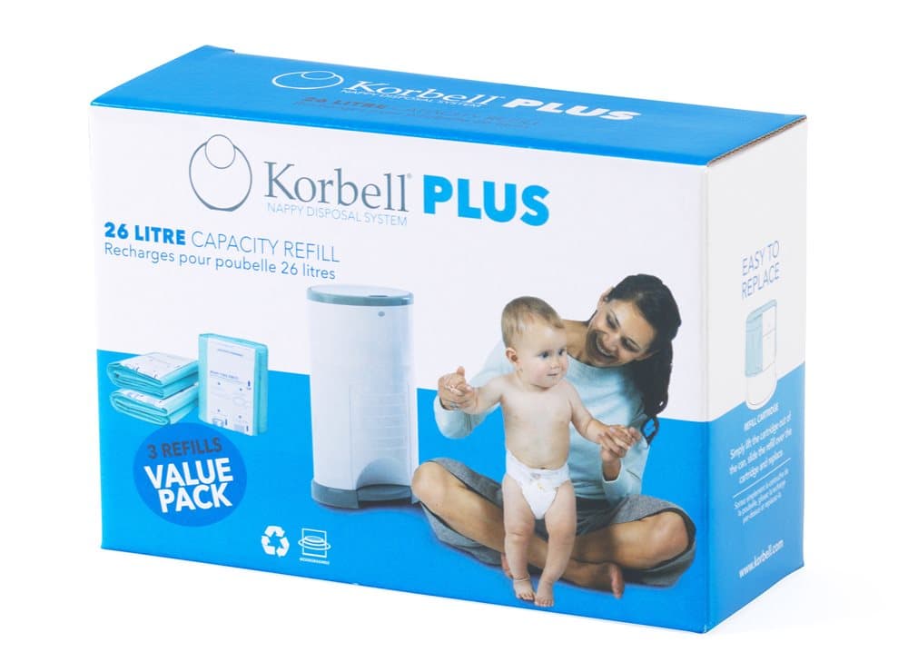Refill 3-pack Korbell Plus