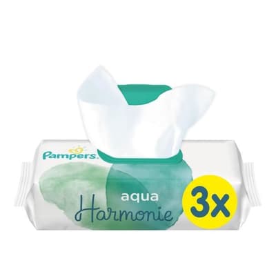 PAMPERS Aqua Harmonie Torkdukar - 3x48 - 144 Torkdukar