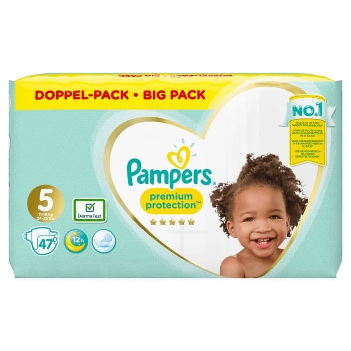 PAMPERS Premium Protection Koko 5 11-23 kg - 47 kerrosta