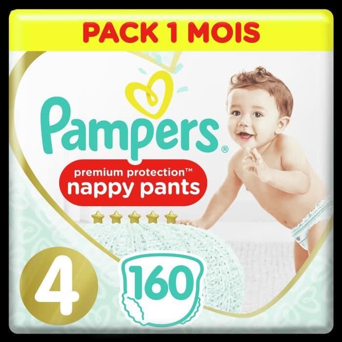 PAMPERS Premium-skyddsbyxor T4 X160 Pack 1 månad