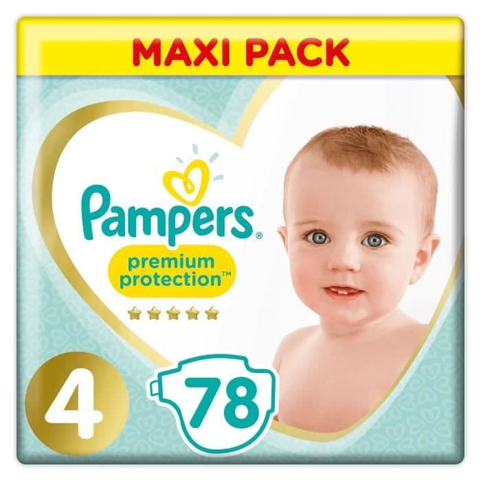 PAMPERS Premium Protection Størrelse 4 - 78 lag - Mega Pack