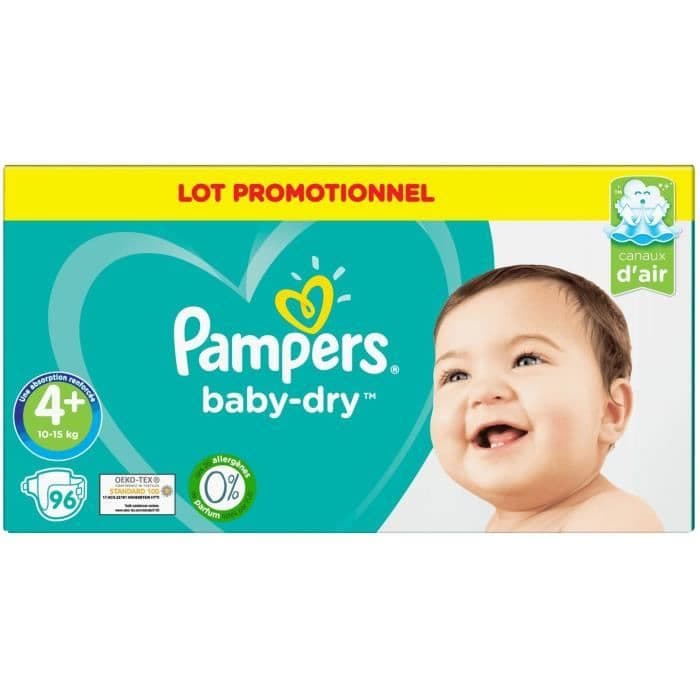 PAMPERE Harmony baby ble størrelse 4x117