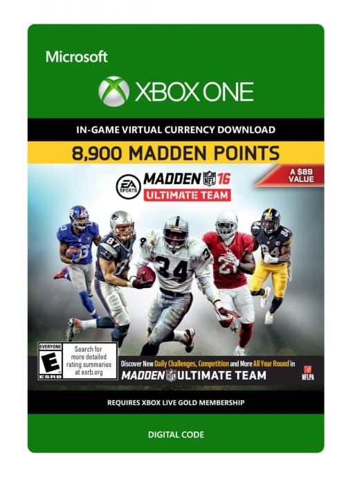 Madden NFL 16 - 8,900 MADDEN POINTS