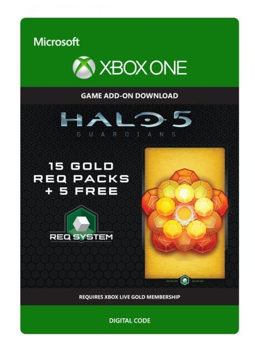Halo 5: Guardians - 15 Gold REQ Packs + 5 Free