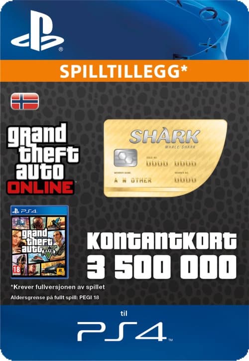 Hvalhai, kontantkort (NO)
