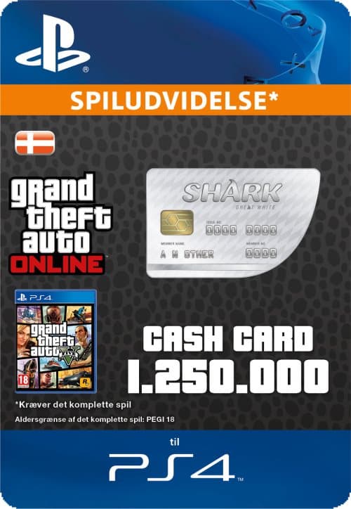 Great White Shark Cash Card (DK)
