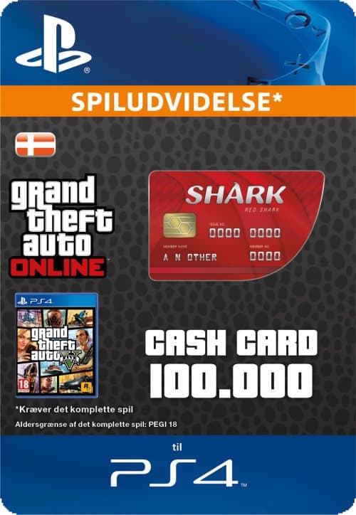 Red Shark Cash Card (DK)