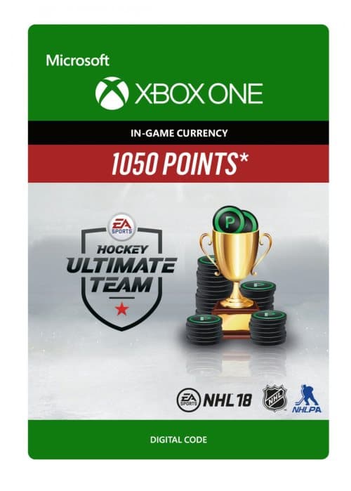 NHL 18 HOCKEY ULTIMATE TEAM - 1050 NHL 18 POINTS PACK