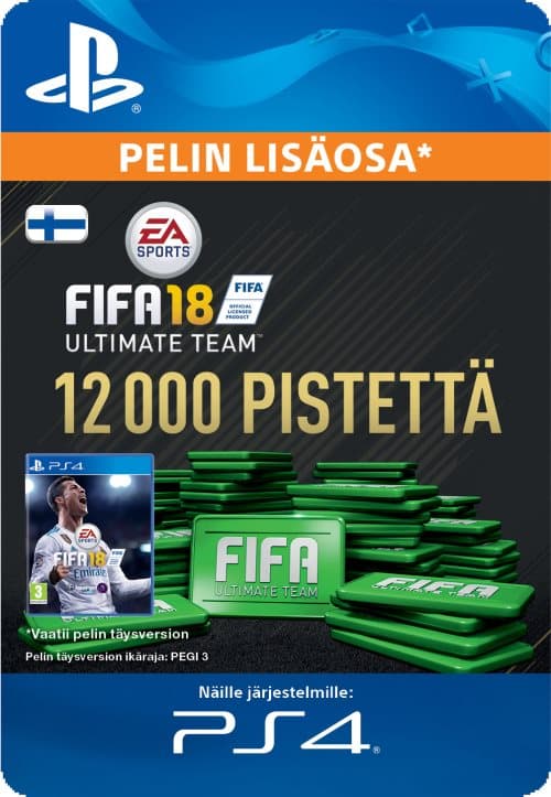 12000 FIFA 18 Points -pisteen paketti (Finland)