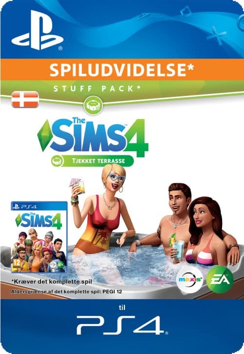 The Sims 4 Tjekket terrasse Stuff (Denmark)