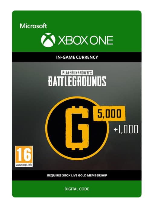 PLAYERUNKNOWN'S BATTLEGROUNDS 6,000 G-Coin