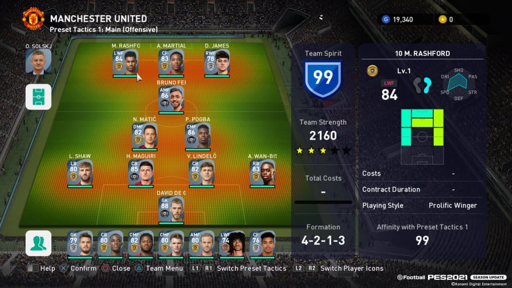 eFootball PES 2021 SEASON UPDATE MANCHESTER UNITED EDITION