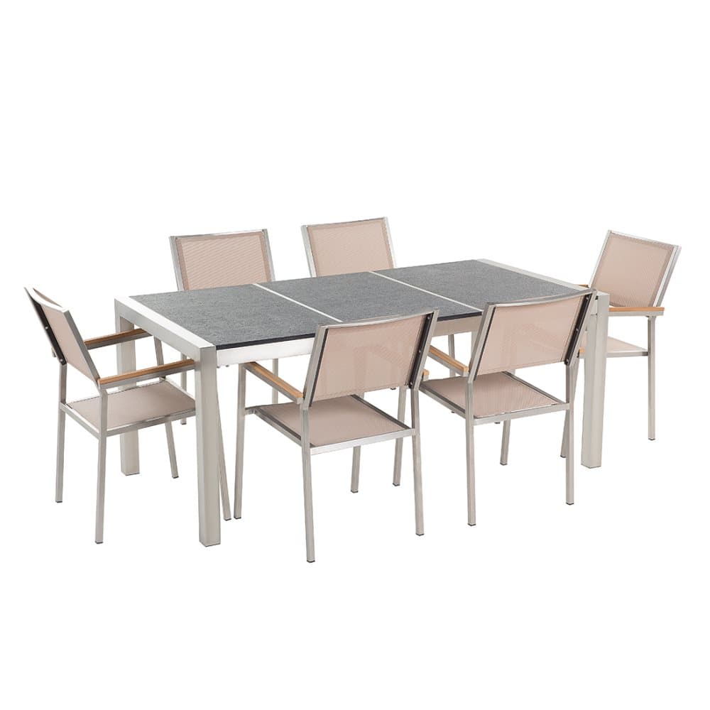 Havemøbelsæt Granit/Beige 23 GROSSETO