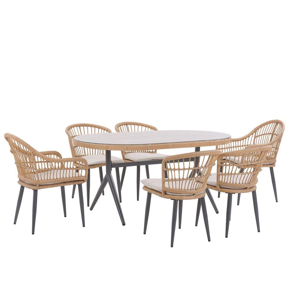 Havemøbelsæt Beige ALIANO M