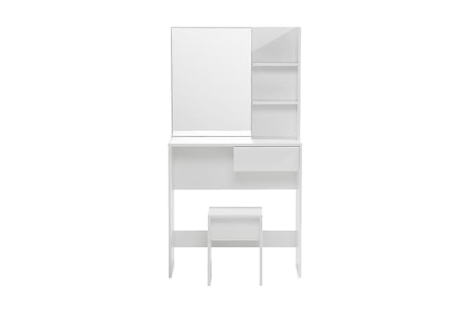 Orlunda Meikkipöytä 75 cm LED-valaistus Valkoinen