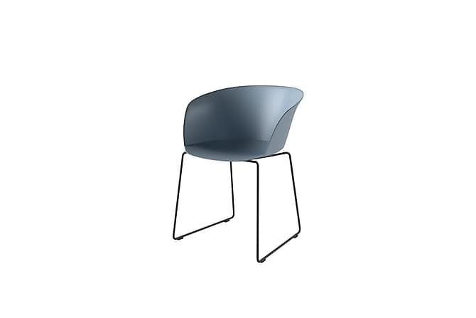 PETALO Spisestol Svart / Blå