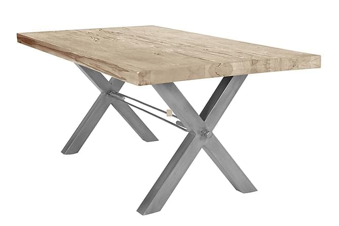 HOPPELI Matbord Vit/Silver 200