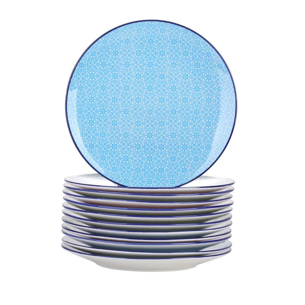 Vancasso Macaron serien, tallrik 12-delar i porslin