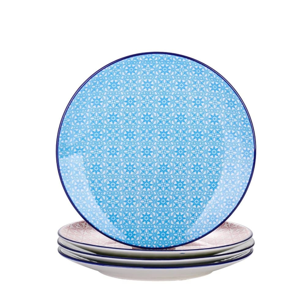 Vancasso Macaron serien, tallrik 8-delar i porslin