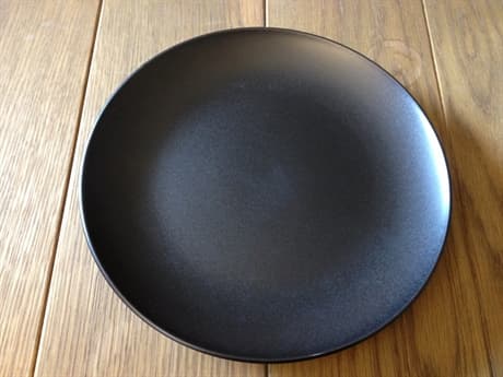 Noir, plade, sort, 25 diameter cm