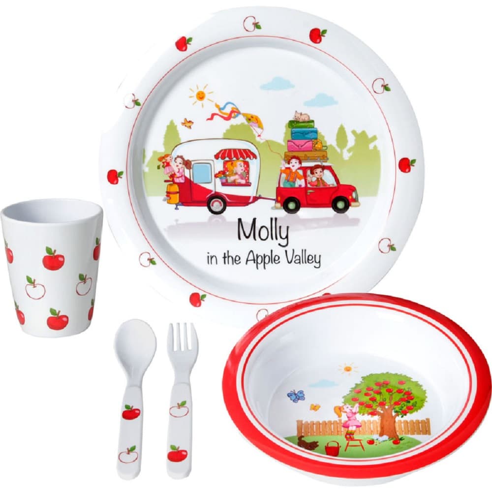 Brunner Molly Melamine Girls Dinner Set (5 Pieces)