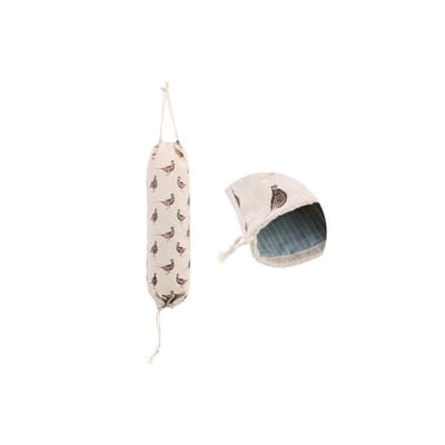 CGB Giftware Holly House Pheasant Design Bag Holder