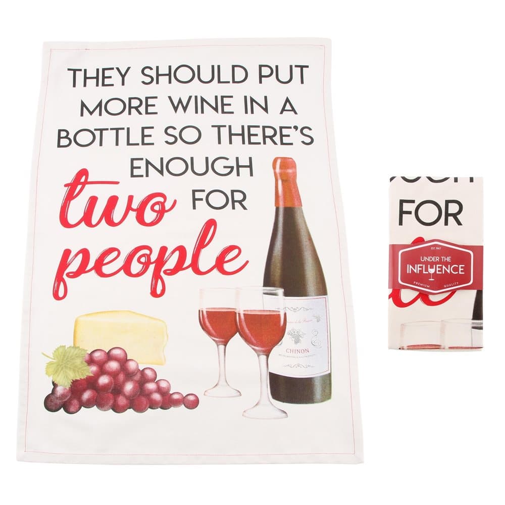 CGB Giftware They Should Put More Wine In A Wine Tea Towel