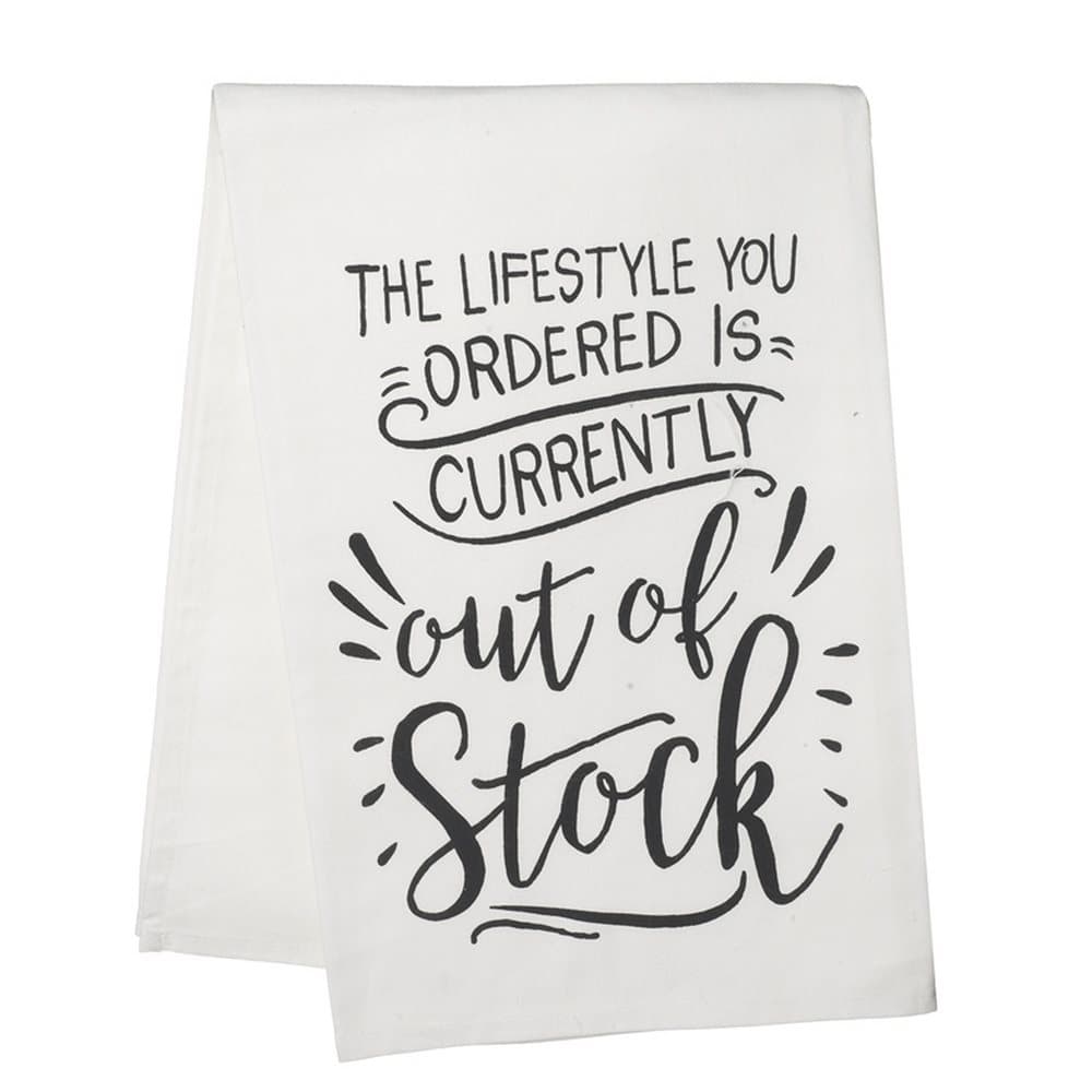 Out Of Stock Tea Towel