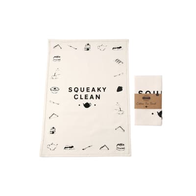 CGB Giftware Loft Squeaky Clean Tea Towel