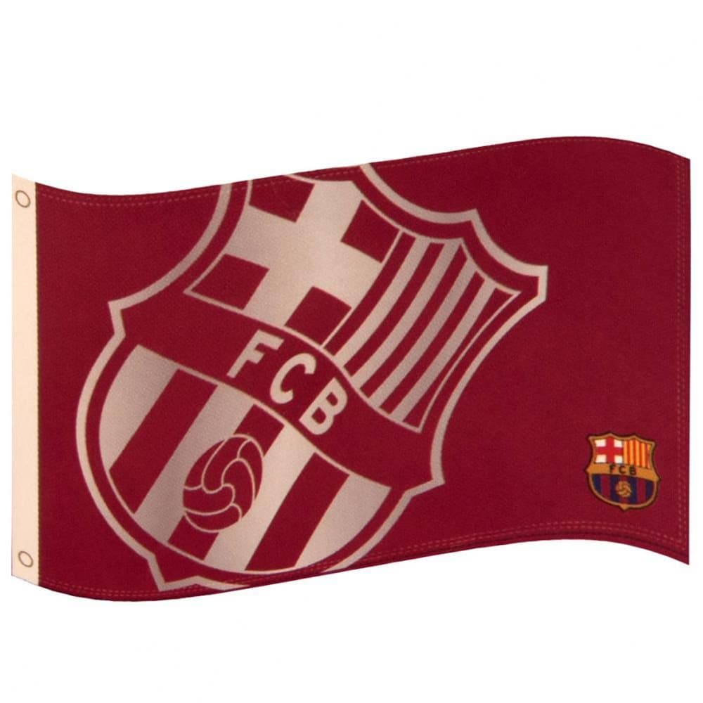FC Barcelona Large Crest Flag