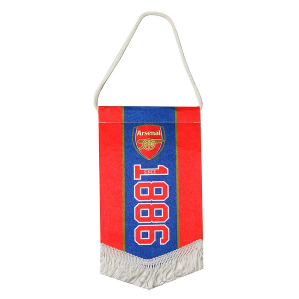 Arsenal FC Official Football Crest Design Established Mini Pennant