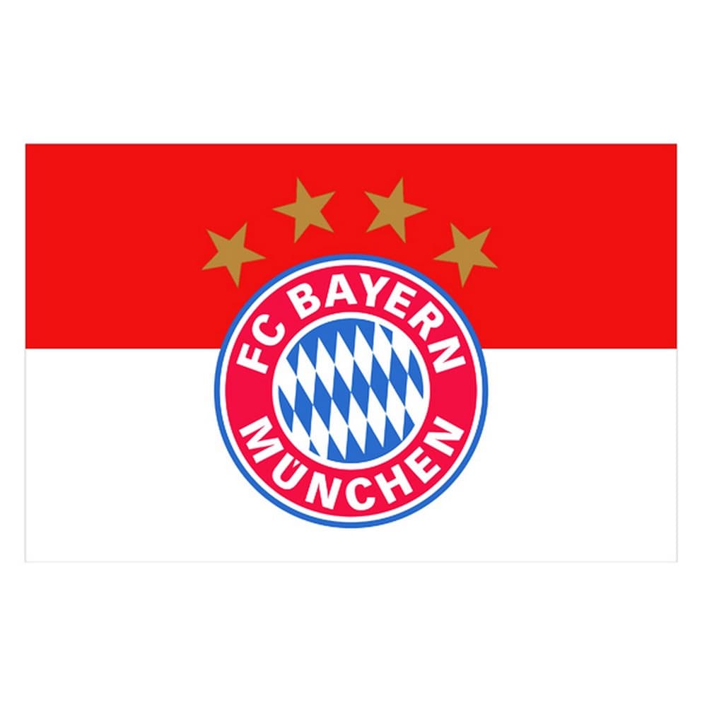 FC Bayern Munich Official Football Crest Supporters Flag